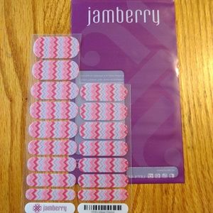 Jamberry Nail Wraps in Lollipop Chevron